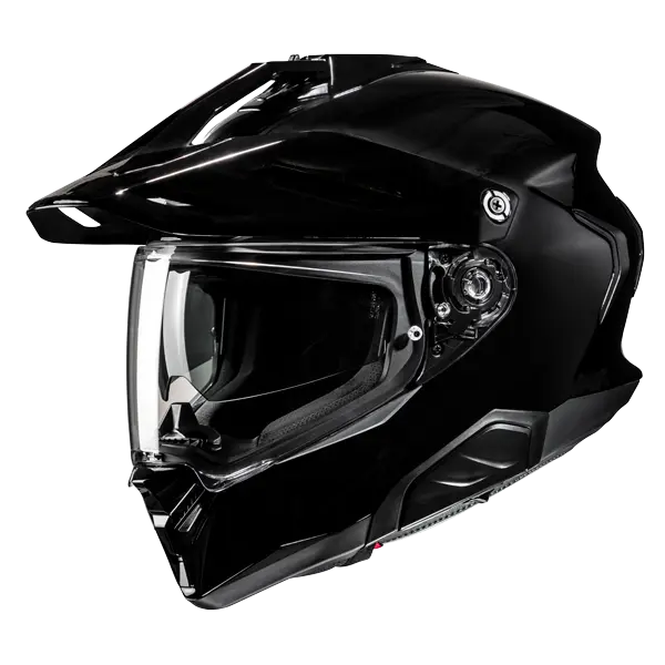 HJC RPHA 60 UNI DUAL SPORT DA AVVENTURA CASCHI DI MOTO NERO METALLIZZATO