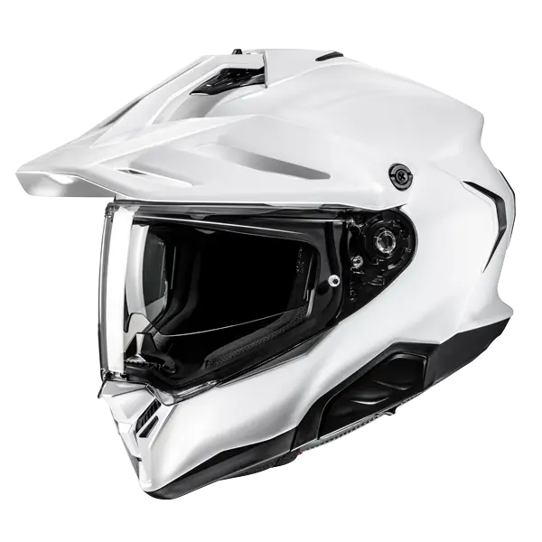 HJC RPHA 60 UNI INTEGRALE CASCHI DI MOTO DUAL SPORT BIANCO PERLA