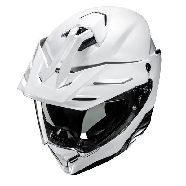 HJC RPHA 60 UNI INTEGRALE CASCHI DI MOTO DUAL SPORT BIANCO PERLA