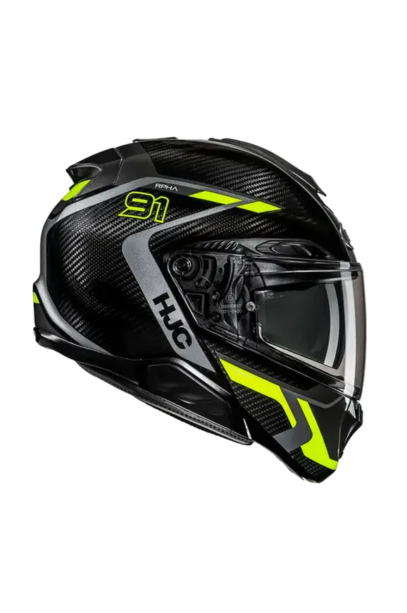 HJC RPHA 91 CARBON LAGOS MC3H MODULARE CASCHI DI MOTO GIALLO