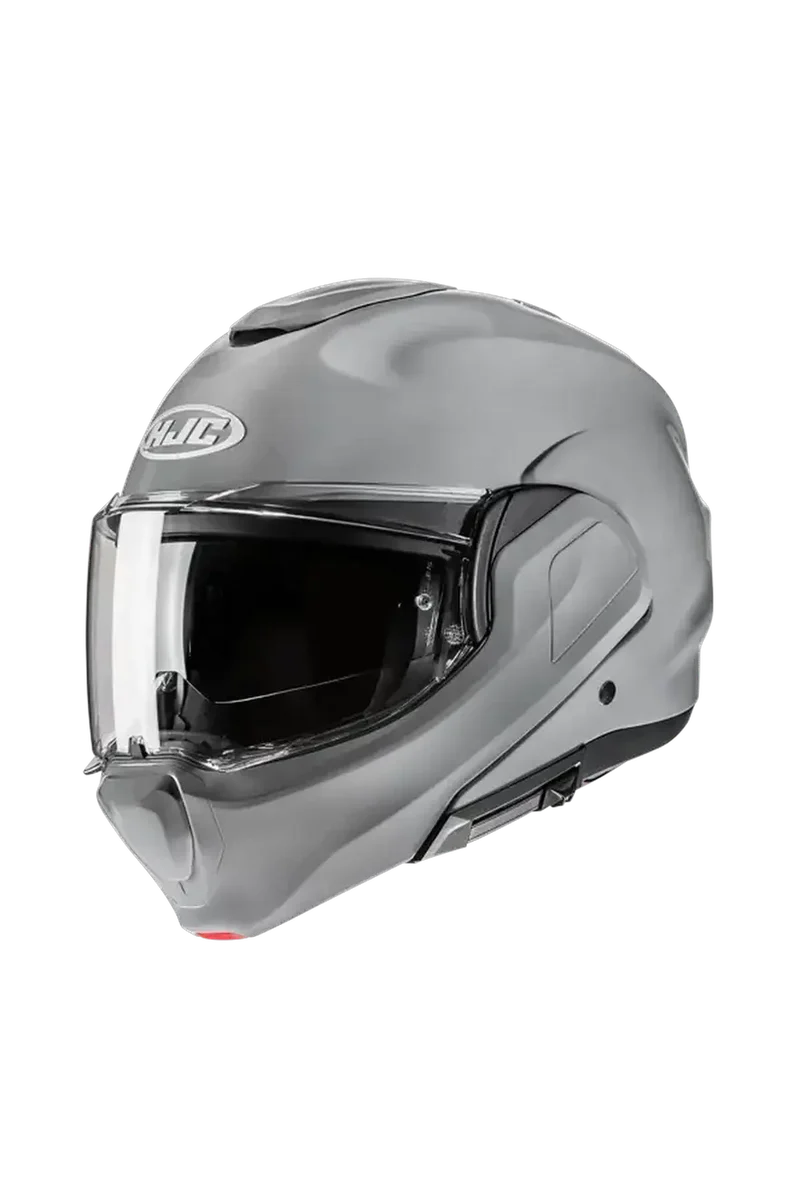 HJC F100 UNI MODULARE SPORTIVO CASCHI DI MOTO TURISMO NERO GRIGIO
