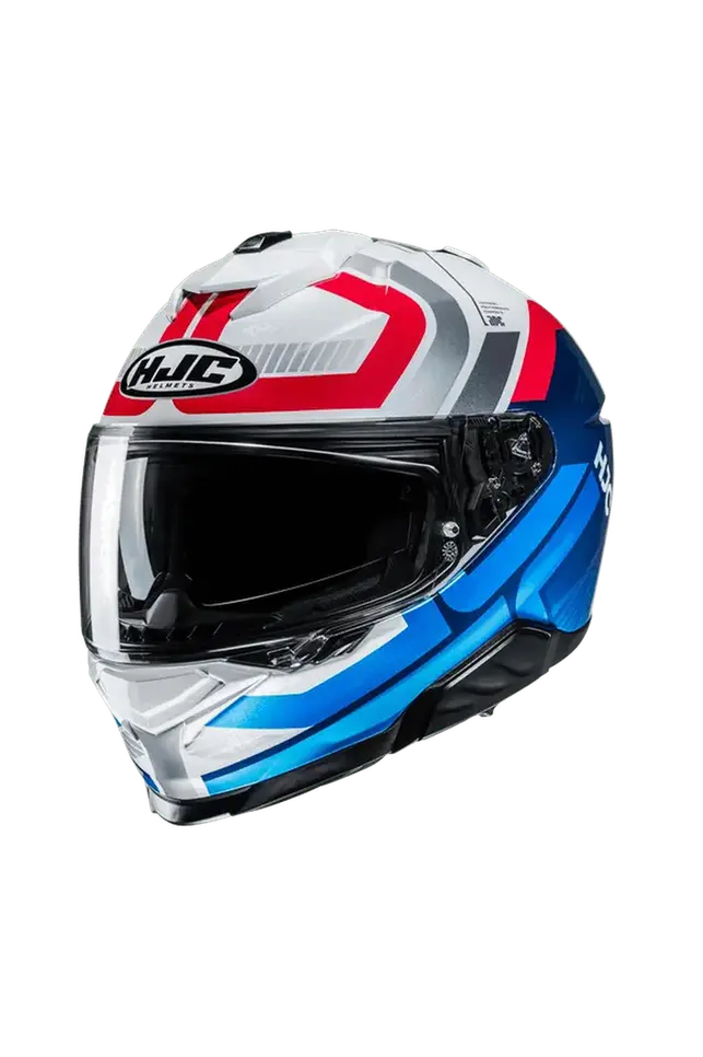 HJC I71 VIZ MC21 INTEGRALE CASCHI DI MOTO BIANCO ROSSO BLU