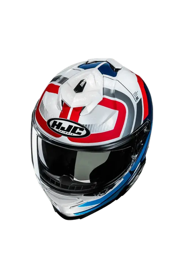 HJC I71 VIZ MC21 INTEGRALE CASCHI DI MOTO BIANCO ROSSO BLU