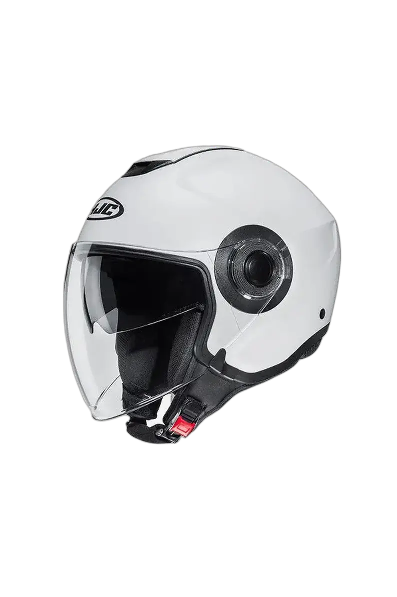 HJC I40N UNI JET APERTO PER SCOOTER CASCHI DI MOTO BIANCO PERLA