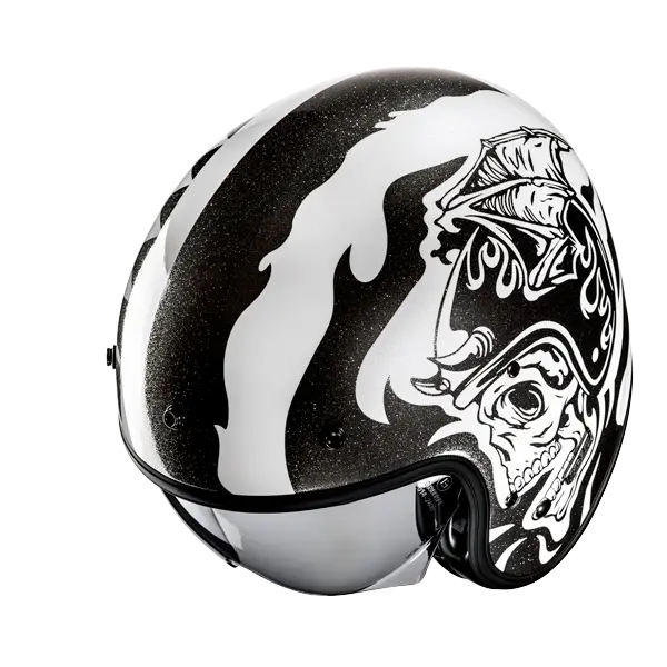 HJC V31 FLAME MC5 CASCHI DI MOTO APERTI STILE RETRÒ PER