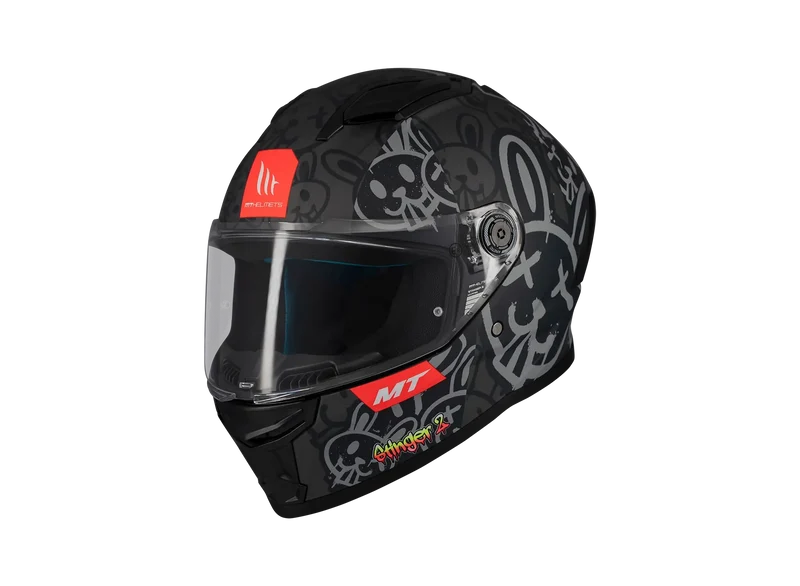 MT STINGER 2 RAM INTEGRALE F1 CASCHI DI MOTO MATT