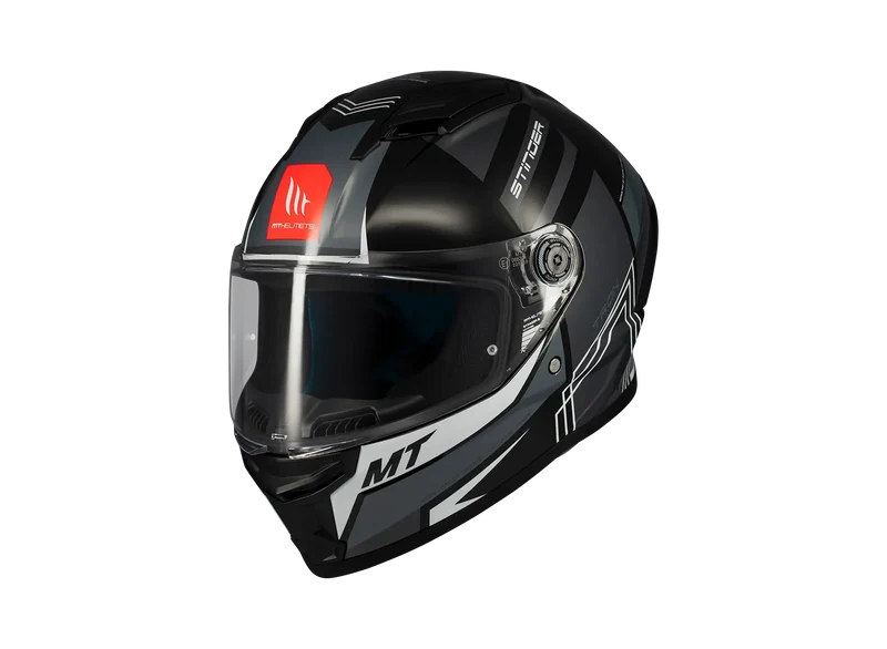 MT STINGER 2 TRON INTEGRALE B12 SPORTIVO CASCHI DI MOTO LUCIDA