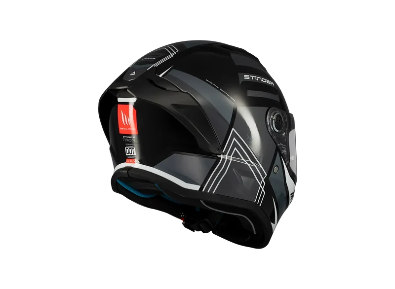 MT STINGER 2 TRON INTEGRALE B12 SPORTIVO CASCHI DI MOTO LUCIDA