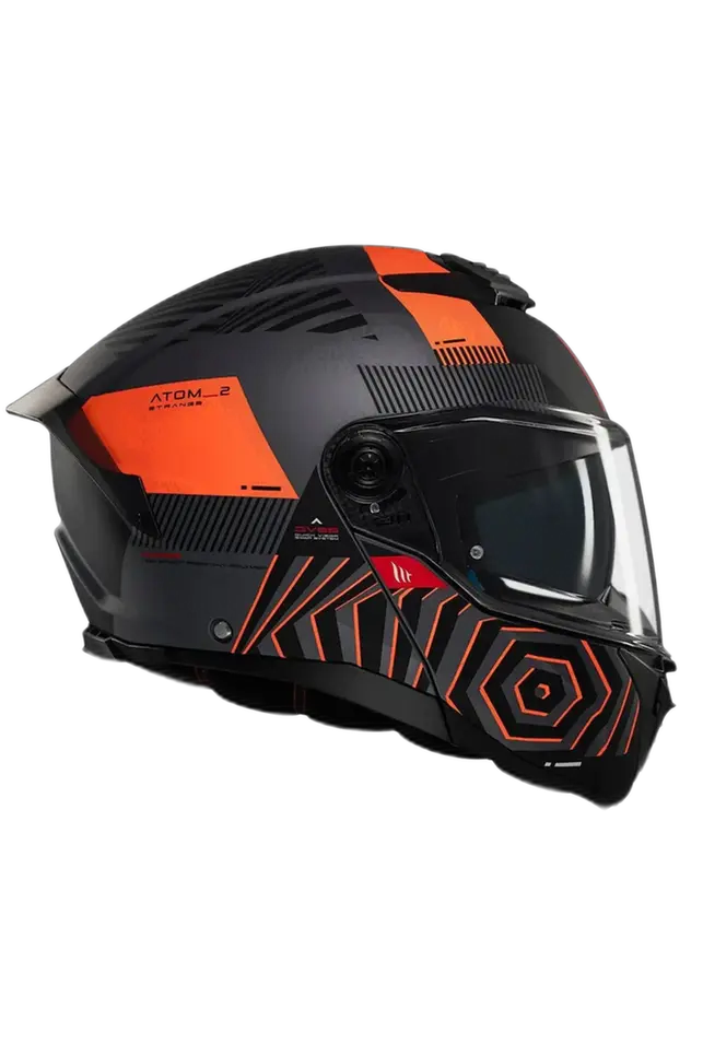 MT ATOM 2 STRANGE MODULARE SPORTIVO TURISMO C4 CASCHI DI MOTO