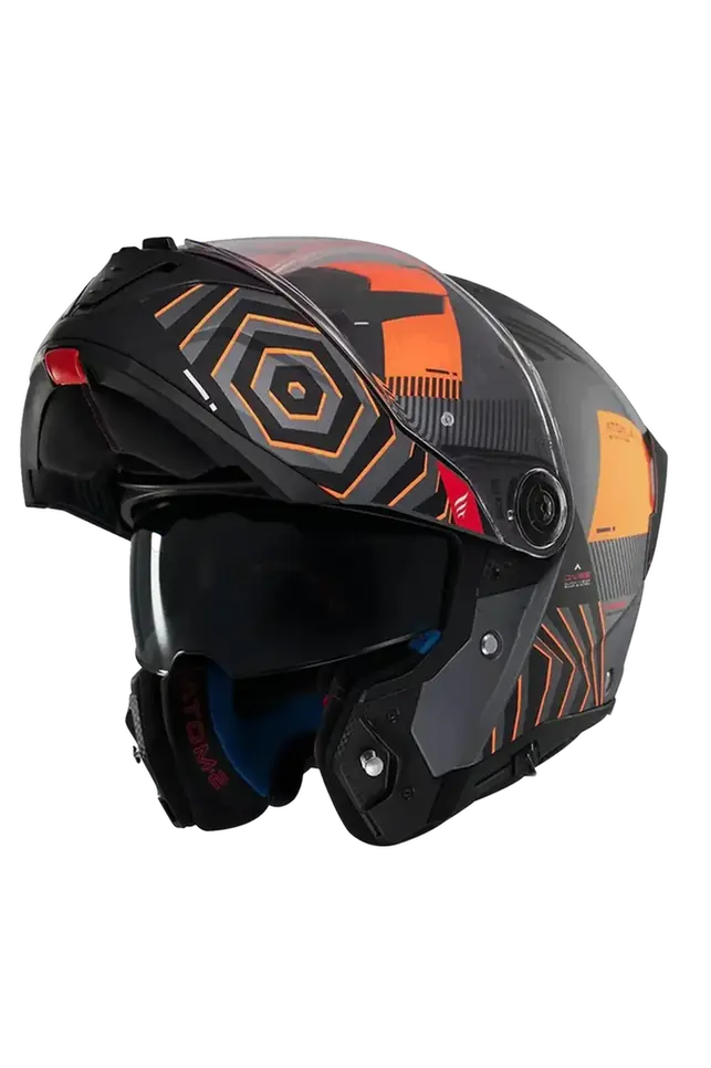 MT ATOM 2 STRANGE MODULARE SPORTIVO TURISMO C4 CASCHI DI MOTO