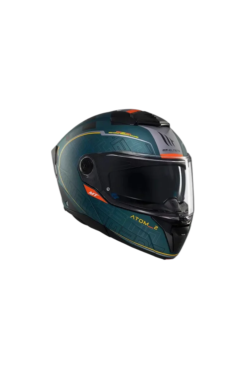 MT ATOM 2 SV DESTINY SPORTIVO C6 MODULARE CASCHI DI MOTO NERO BLU OPACO