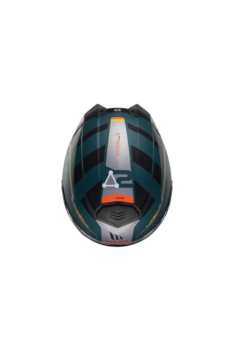 MT ATOM 2 SV DESTINY SPORTIVO C6 MODULARE CASCHI DI MOTO NERO BLU OPACO