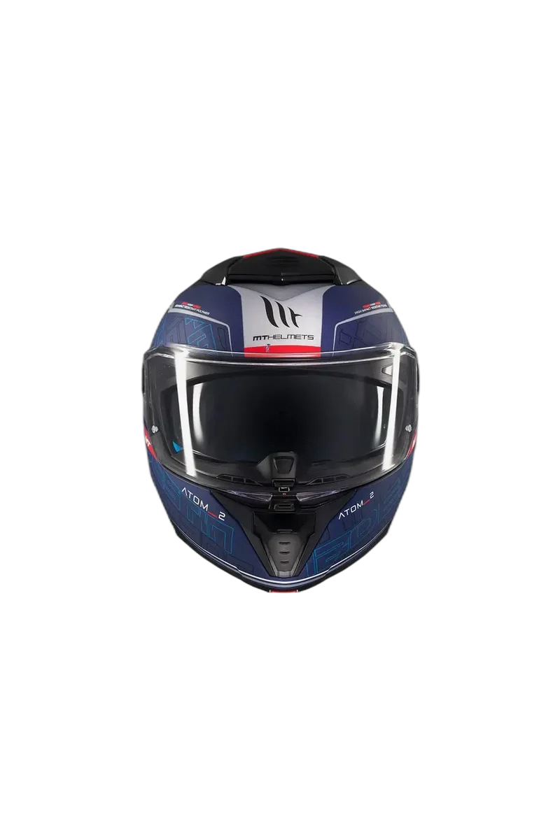 MT ATOM 2 SV DESTINY MODULARE C7 CASCHI DI MOTO NERO VIOLA OPACO