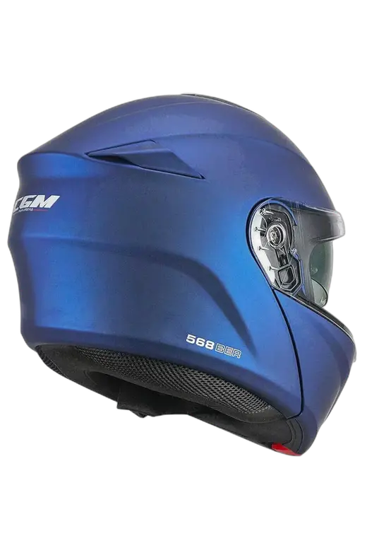 CGM 568A BER MONO MODULARI CASCHI DI MOTO BLU SATINATO