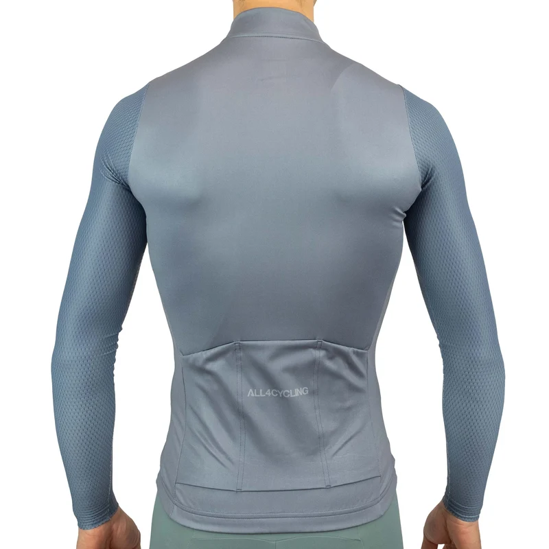 Maglia maniche lunghe All4cycling Color - Gunmetal