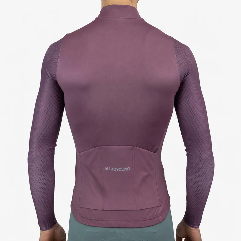 Maglia maniche lunghe All4cycling Color - Bordeaux