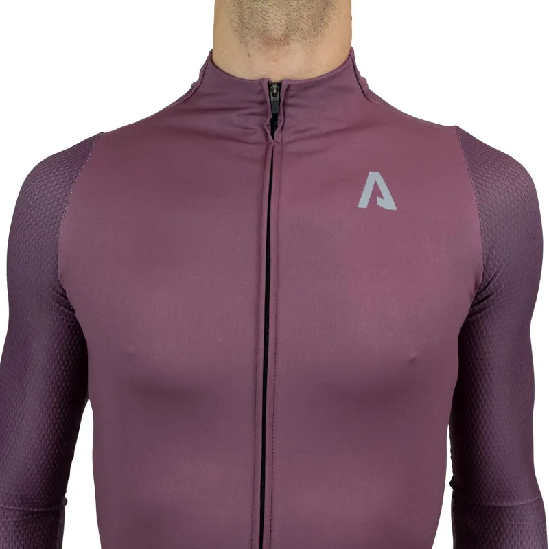 Maglia maniche lunghe All4cycling Color - Bordeaux