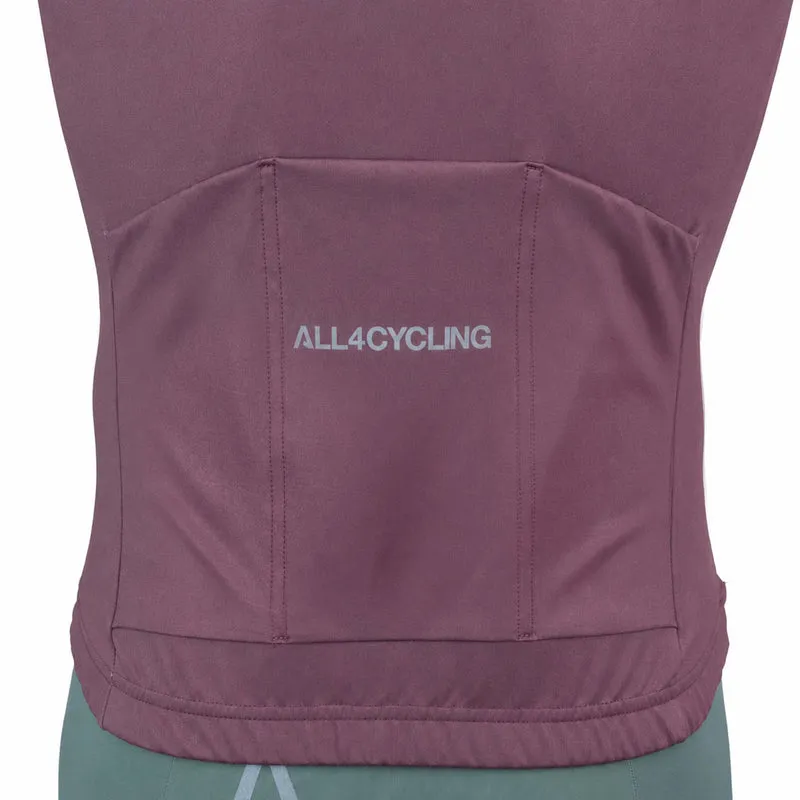 Maglia maniche lunghe All4cycling Color - Bordeaux