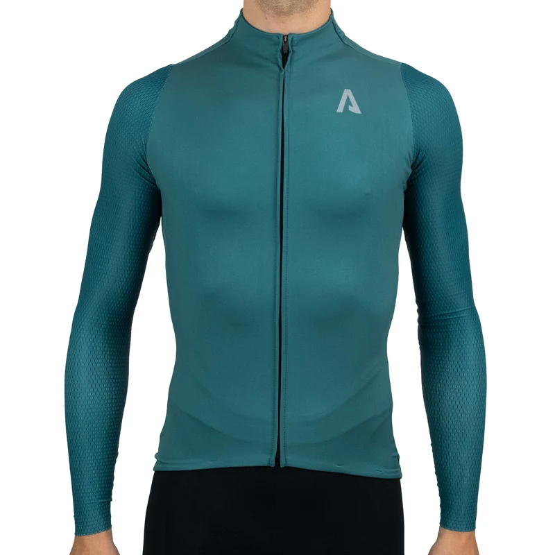 Maglia maniche lunghe All4cycling Color - Ottanio