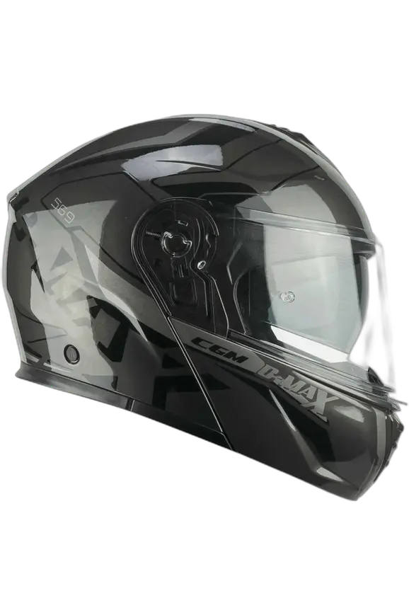 CGM 569G C MAX CITY GRAPHITE SPORTIVA MODULARE CASCHI DI MOTO NERA