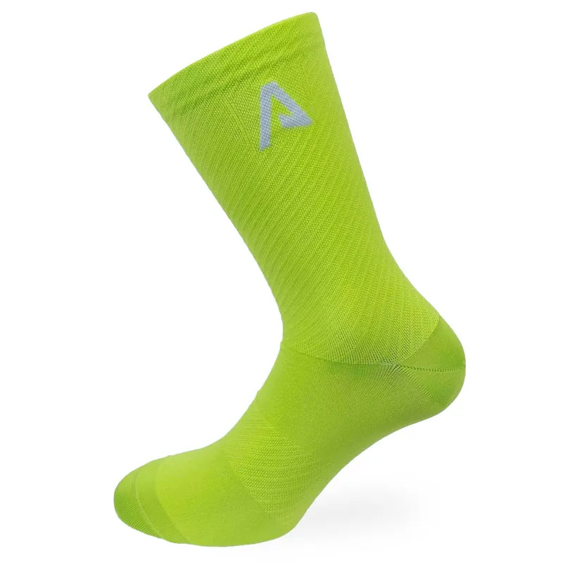 Calze All4cycling Color - Verde acido