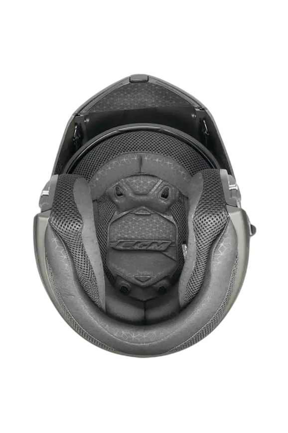 CGM 568A BER MONO MODULARE CASCHI DI MOTO NERO OPACO