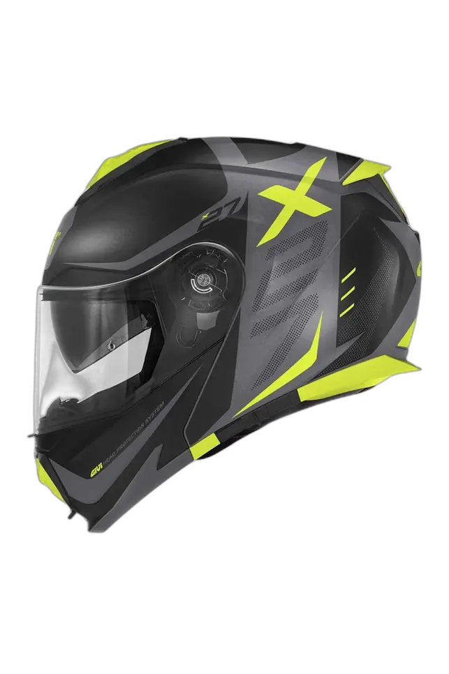 GIVI X27 MOD DIMENSION MODULARE CASCHI DI MOTO TITAN NERO GIALLO