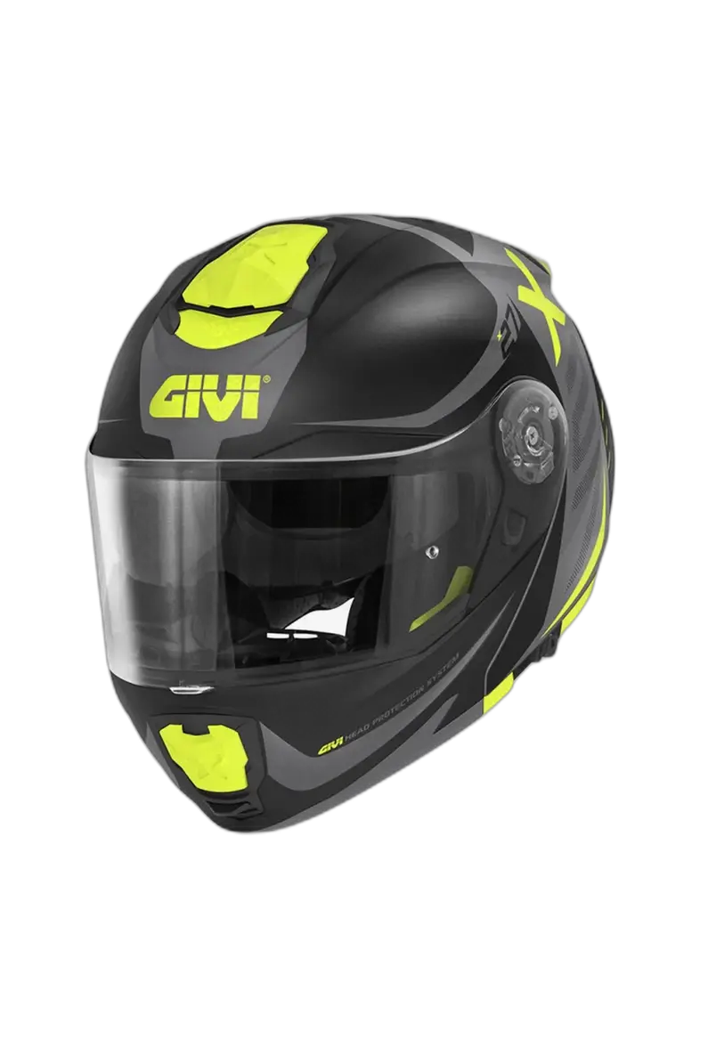 GIVI X27 MOD DIMENSION MODULARE CASCHI DI MOTO TITAN NERO GIALLO