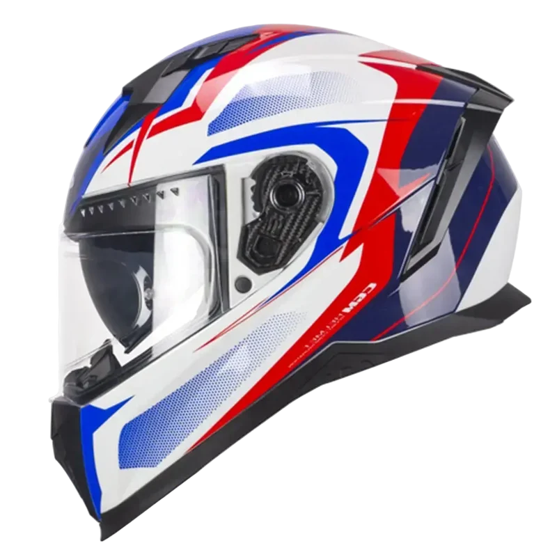 CGM 311G BLAST SPORT INTEGRALI CASCHI DI MOTO BIANCO BLU