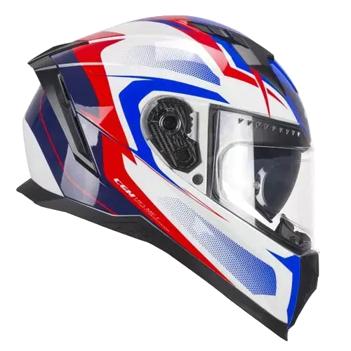 CGM 311G BLAST SPORT INTEGRALI CASCHI DI MOTO BIANCO BLU