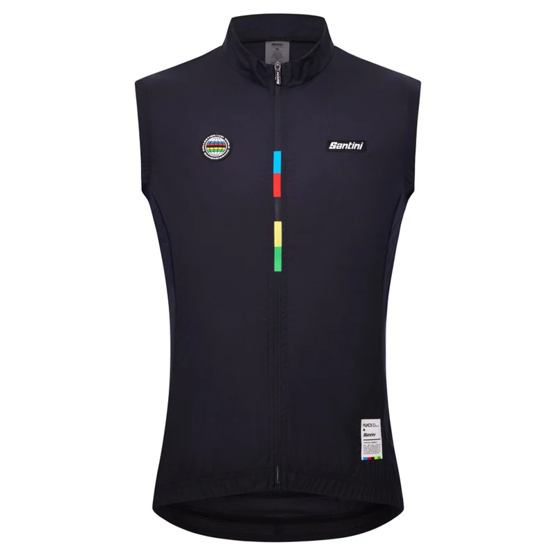 Gilet Santini UCI World Champion - Nero