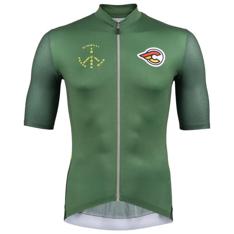 Maglia Cinelli Tempo Mesh Nemo - Verde giallo
