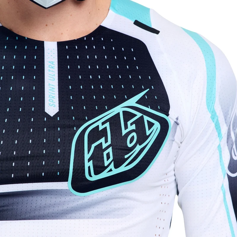 Maglia maniche lunghe Troy Lee Designs Sprint Ultra Proton - Bianco
