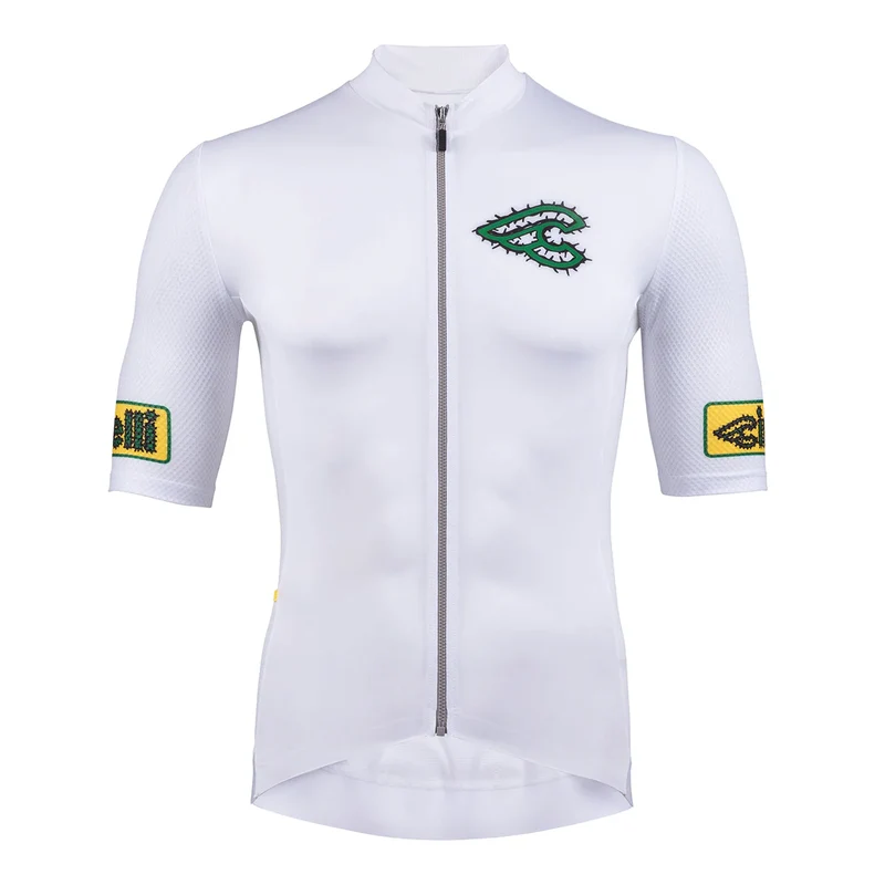 Maglia Cinelli Tempo Mesh Cactus - Bianco