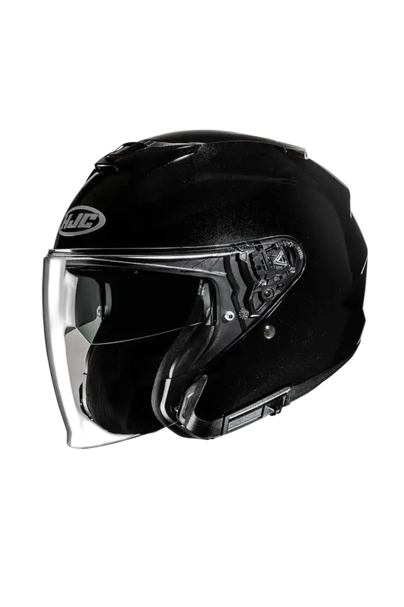 HJC I31 UNI JET APERTO URBANO CASCHI DI MOTO NERO METALLIZZATO