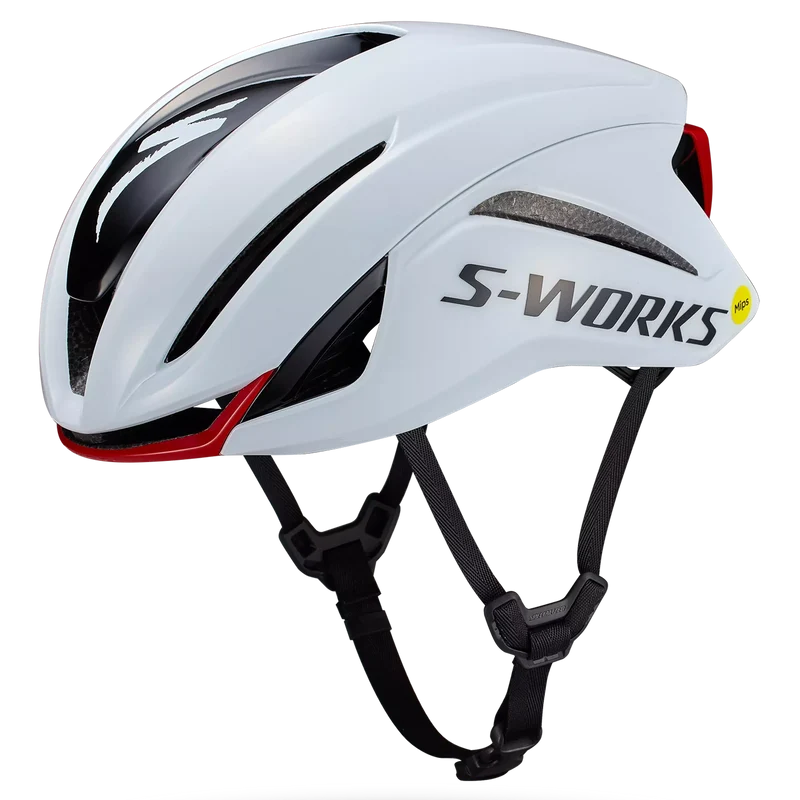 Casco Specialized S-Works Evade 4 - Bianco rosso