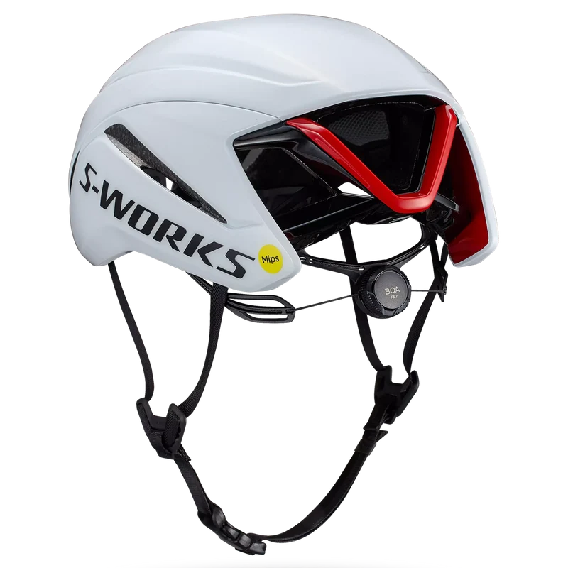 Casco Specialized S-Works Evade 4 - Bianco rosso