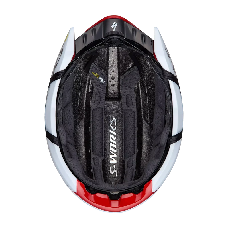 Casco Specialized S-Works Evade 4 - Bianco rosso