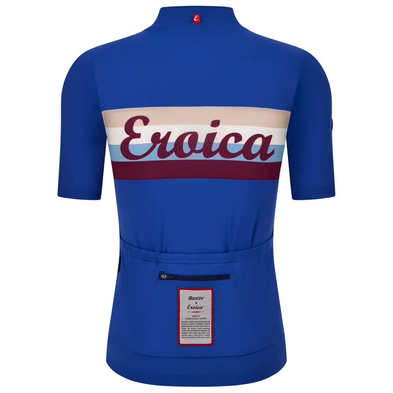 Maglia Santini Eroica Timo - Blu