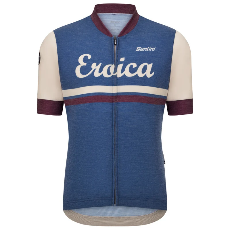 Maglia Santini Eroica Iris - Blu