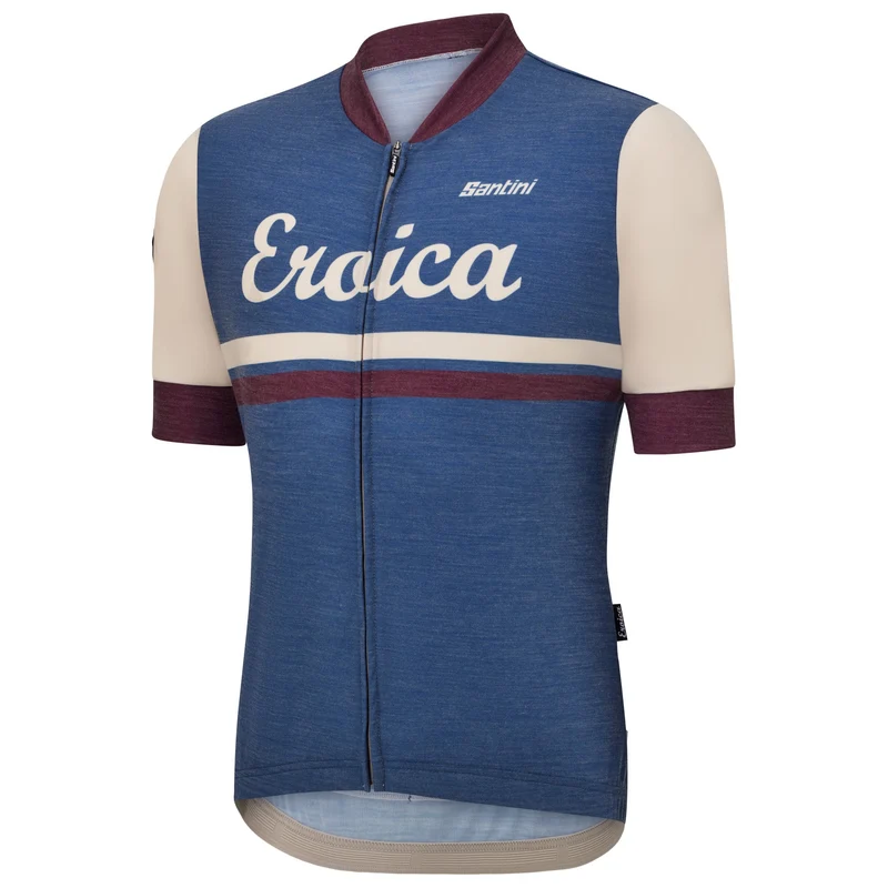 Maglia Santini Eroica Iris - Blu