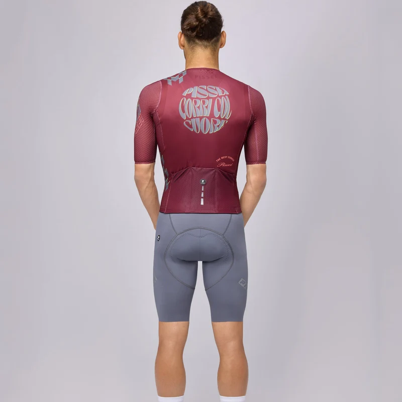 Maglia Pissei Thunder - Bordeaux
