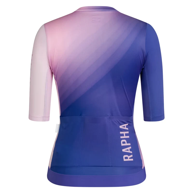 Maglia donna Rapha Pro Team Training 3 Surface Print - Blu