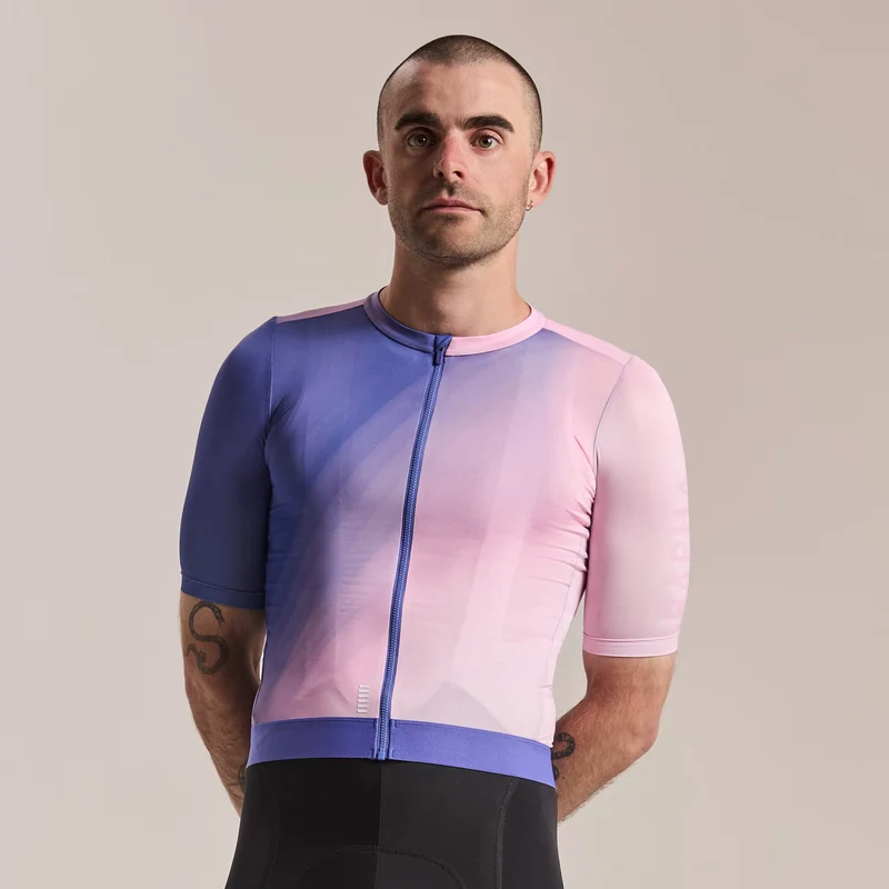Maglia Rapha Pro Team Training 3 Surface Print - Blu