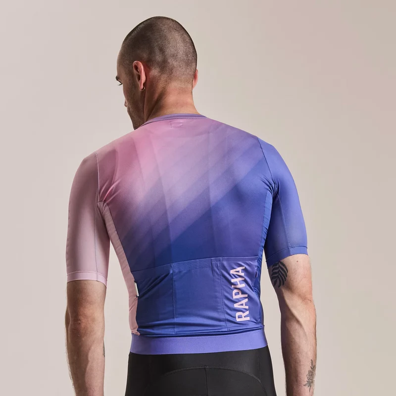 Maglia Rapha Pro Team Training 3 Surface Print - Blu