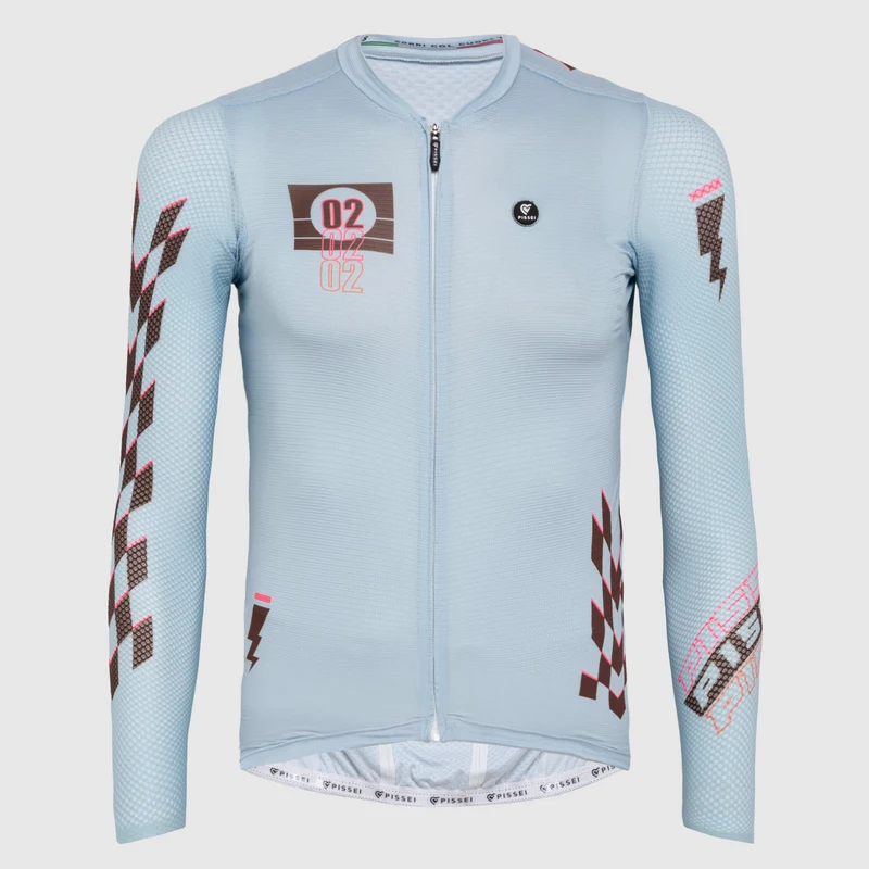 Maglia maniche lunghe Pissei Thunder - Azzurro