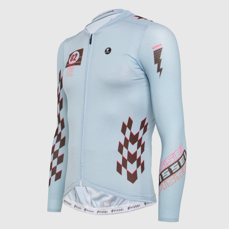 Maglia maniche lunghe Pissei Thunder - Azzurro