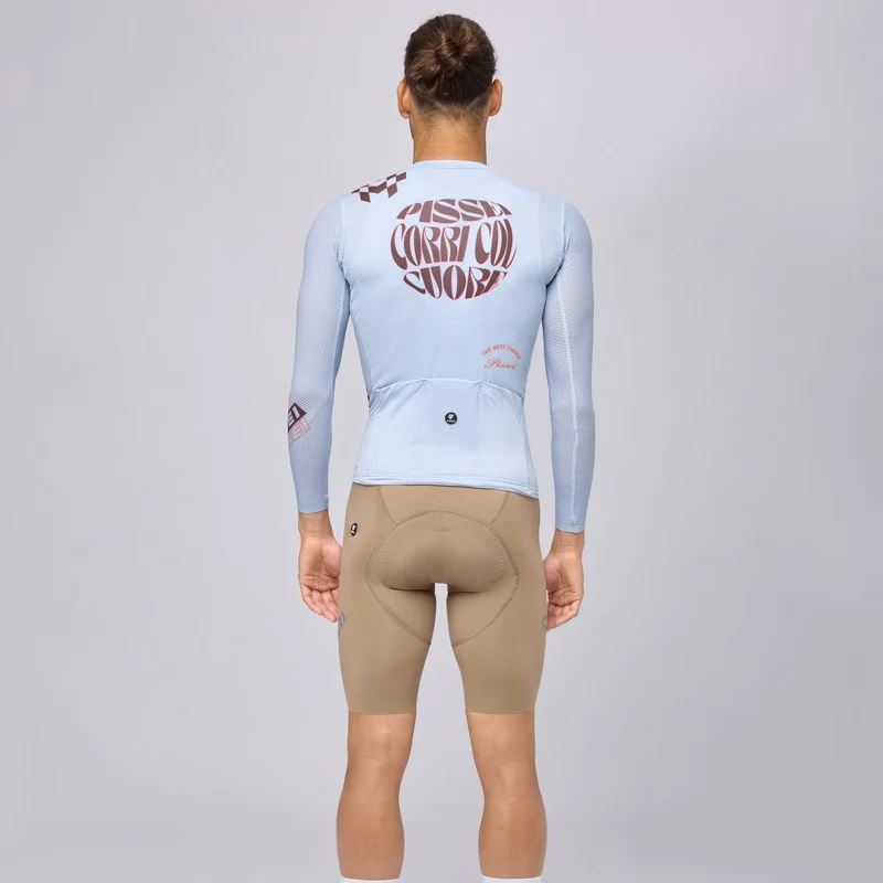 Maglia maniche lunghe Pissei Thunder - Azzurro