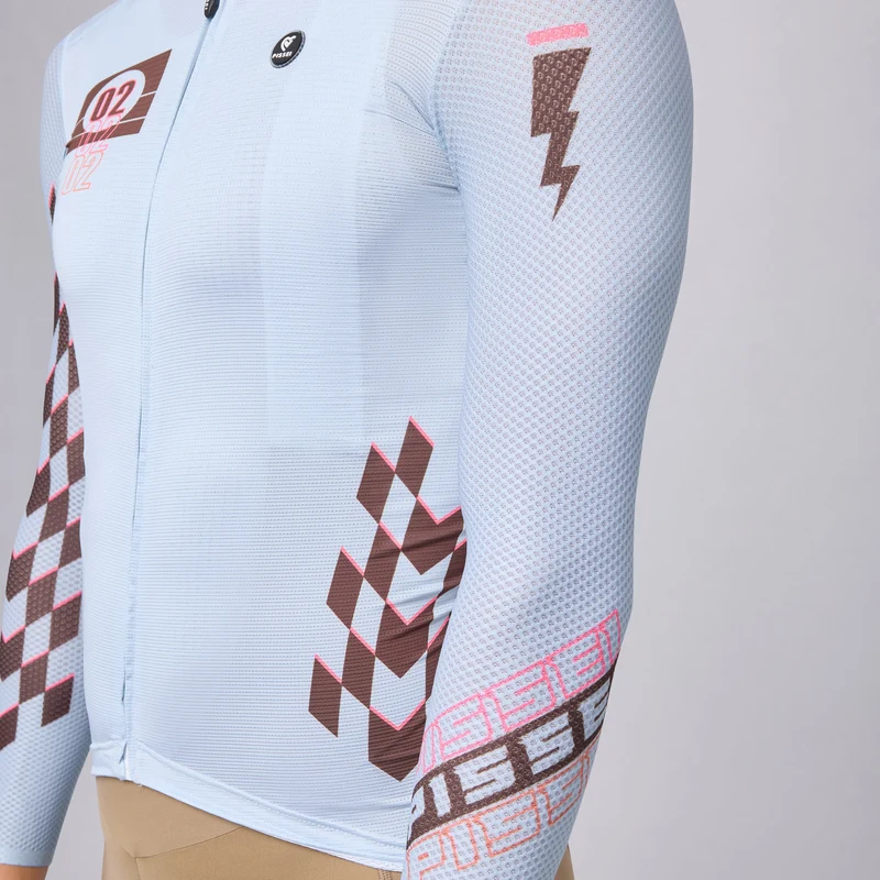 Maglia maniche lunghe Pissei Thunder - Azzurro