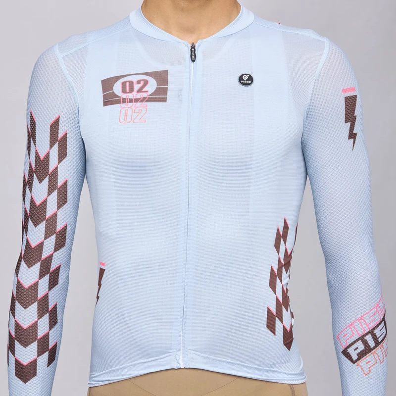 Maglia maniche lunghe Pissei Thunder - Azzurro